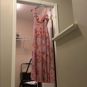 Mauve flower dress